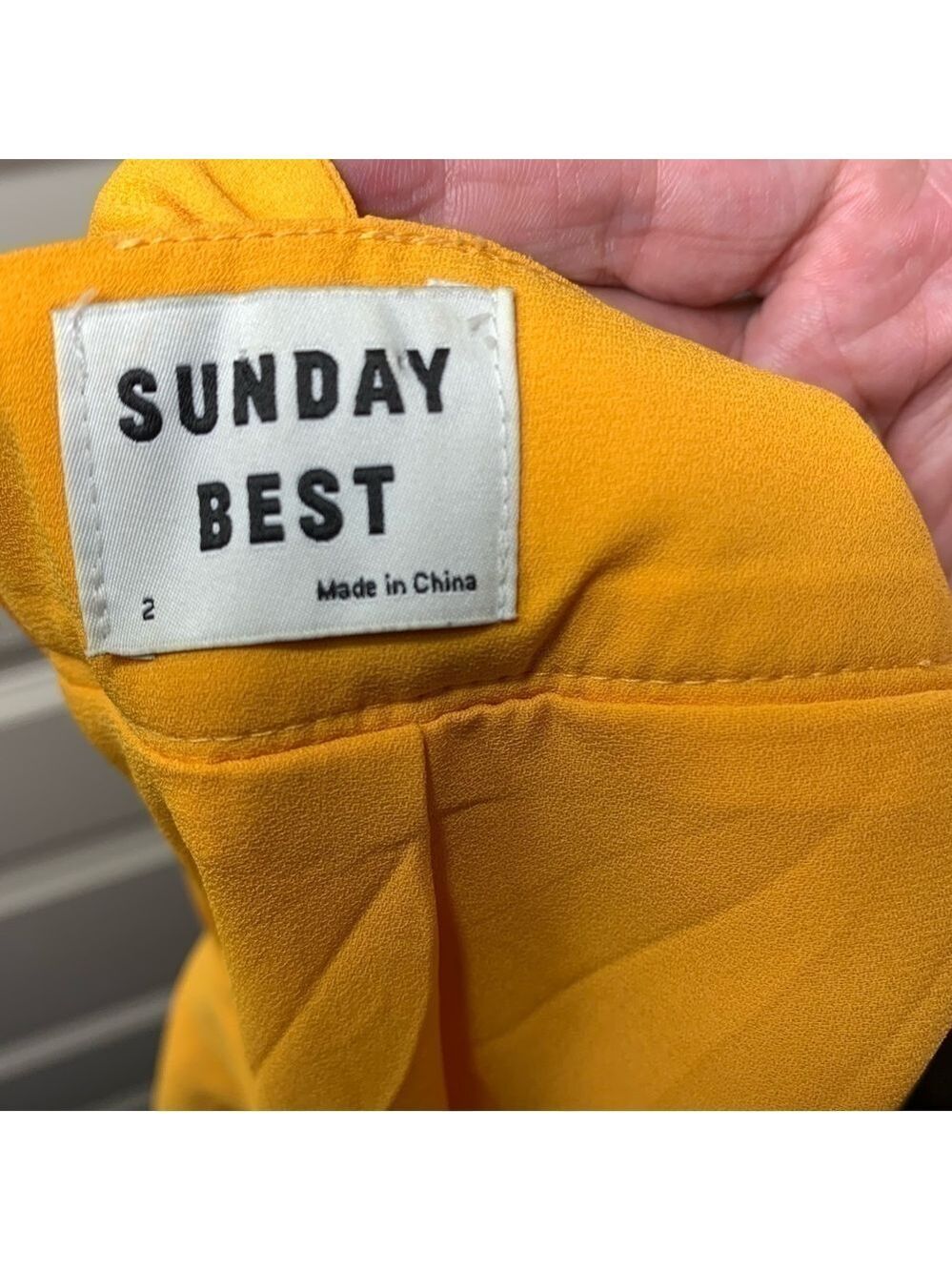 Aritzia Sunday Best Orange Tailored Pleaded Shorts Tie Waist Side Pockets Sz 2 - Picture 8 of 11
